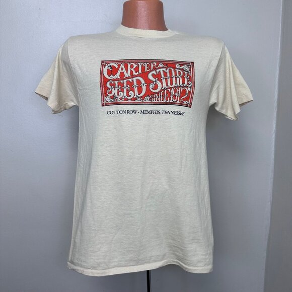 Vintage 1970s/80s Carter Seed Store Cotton Row Memphis Tennessee, Ched, Medium - Picture 1 of 6
